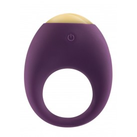 Фиолетовое эрекционное кольцо Eclipse Vibrating Cock Ring