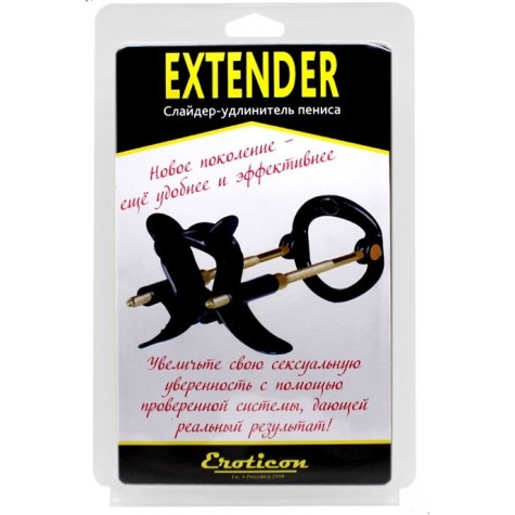 Черный удлинитель пениса Extender